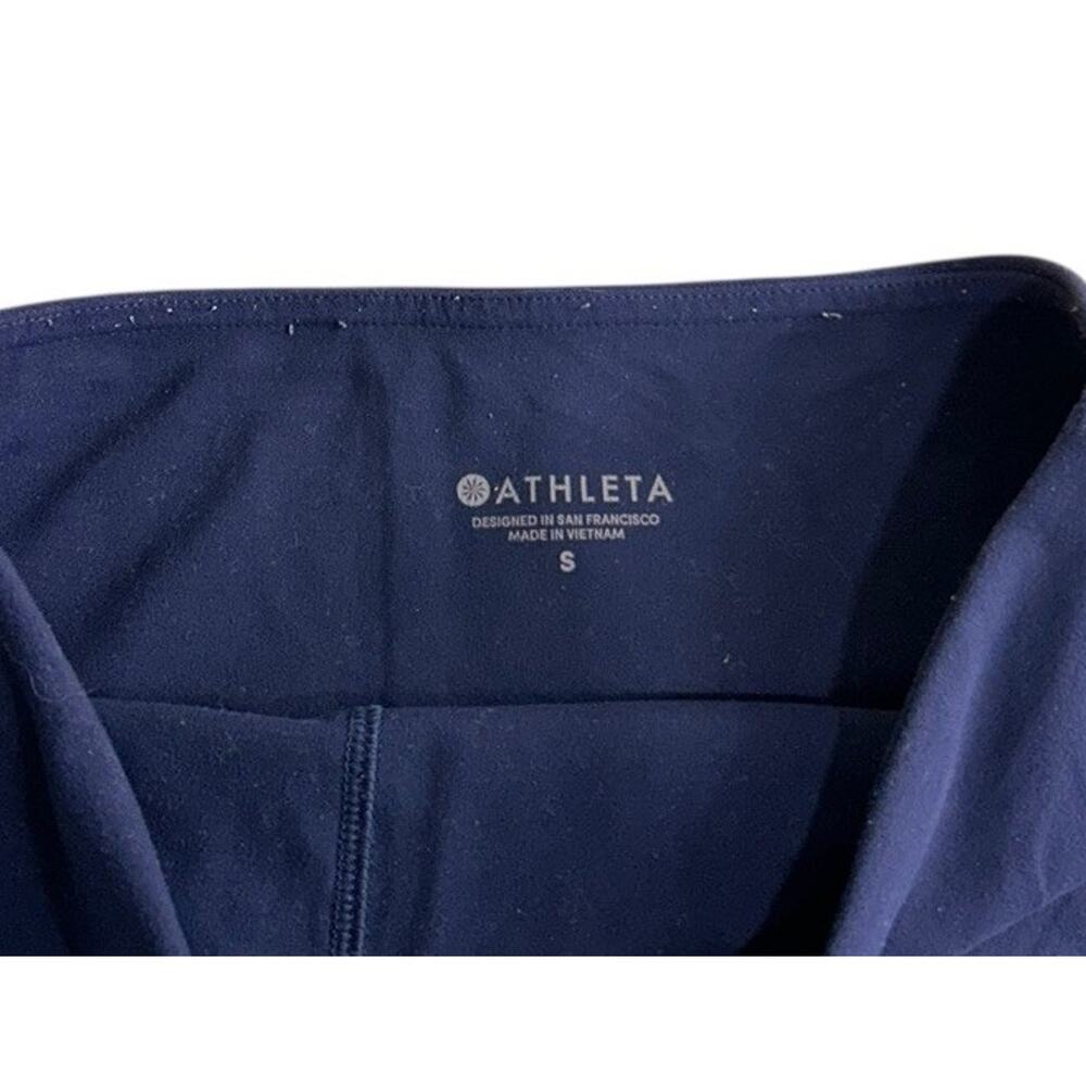 Athleta Elation Navy Blue Size Small Capri Cropped Athletic Leggings Soft - Picture 3 of 5